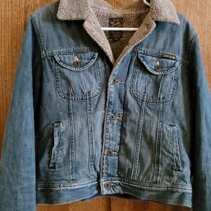 Womens Lucky Brand Large Denim Jacket.